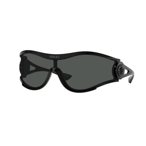 Versace™ VE4475 536087 142 Black Sunglasses 